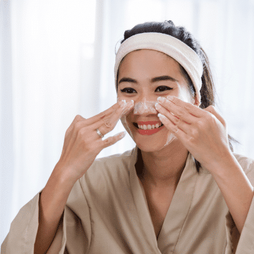 Group skincare facial
